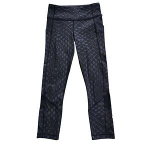 Lululemon Pace Rival Leggings Women's 2 Black Full-on Luxtreme Lace Yoga